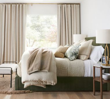 Raleigh Waffle Linen Bedroom