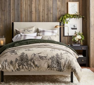 Atwell Rustic Forest Bedroom 