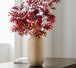 Faux Autumn Oak Branch - 45&quot;