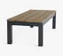 Indio Mahogany &amp; Metal Outdoor Coffee Table (65&quot;)