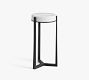 Cori Round Recycled Glass Accent Table (10&quot;)