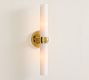 Everett Milk Glass Double Tube Sconce (18&quot;)