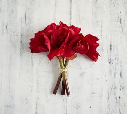 Faux Amaryllis Bouquet