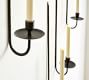Rio Bronze Wall Mount Taper Candleholders
