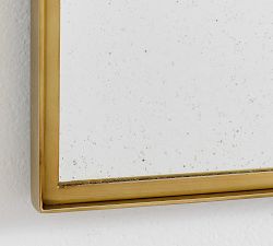 Stowe Antiqued Square Wall Mirror