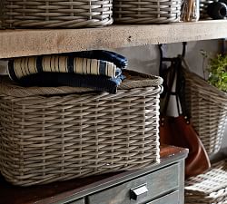 Aubrey Handwoven Lidded Baskets