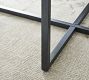 Cori Rectangular Chiseled Marble Coffee Table (42.5&quot;)