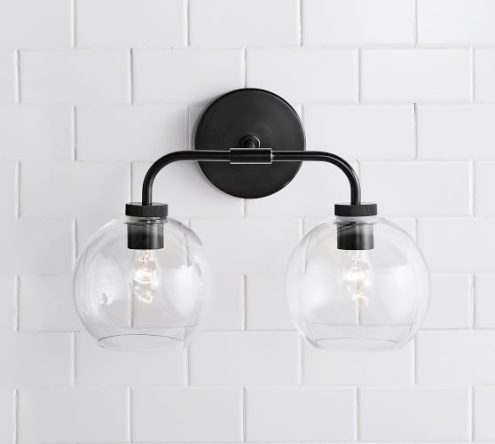 Reagan Double Globe Sconce (18")