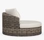 Huntington Wicker Round Swivel Outdoor Daybed