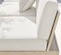 Indio Eucalyptus Modern Platform 4-Piece Outdoor Sectional (91&quot;)