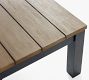 Indio Mahogany &amp; Metal Outdoor Coffee Table (65&quot;)
