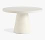 Pomona Concrete Round Outdoor Dining Table (36&quot;-51&quot;)