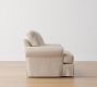 Buchanan Roll Arm Slipcovered Swivel Chair