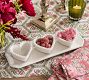 Heirloom Scalloped Heart Stoneware Serveware Collection