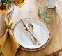Ridge Textured Stoneware Dinner Plates