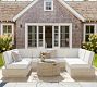 Huntington Wicker Round Outdoor Coffee Table with Storage (34&quot;)