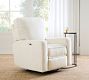 PB Comfort Square Arm Manual &amp; Power Swivel Glider Recliner