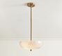 Windham Alabaster Bowl Pendant (14&quot;)