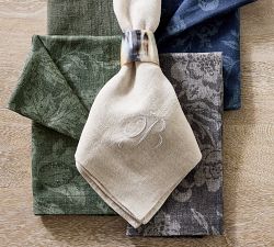 Brianna Floral Organic Cotton Napkins - Set of 4