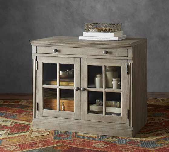 Livingston Double Glass Door Cabinet (35")