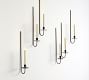 Rio Bronze Wall Mount Taper Candleholders