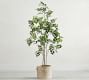 Faux Green Leaf Tree