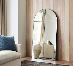 Hayes Paned Arch Floor Mirror