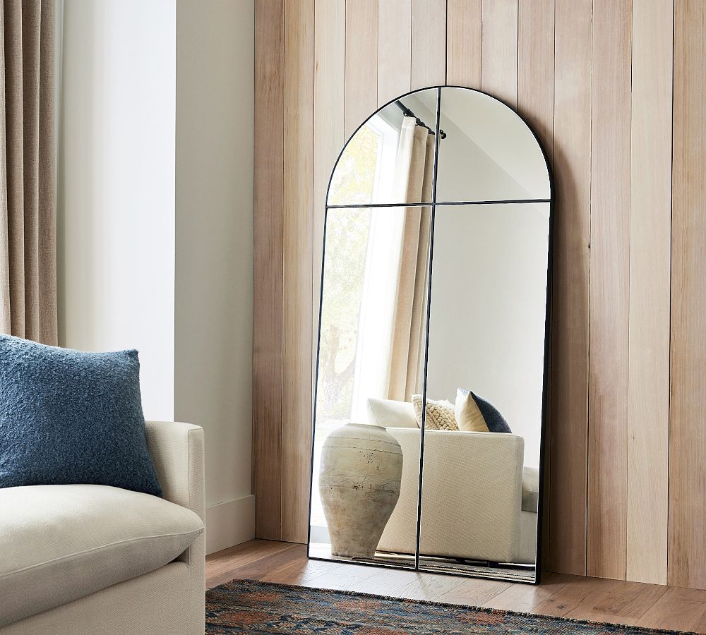Hayes Paned Arch Floor Mirror