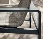Indio Metal &amp; Wicker Outdoor Lounge Chair