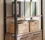 Thorndale Reclaimed Wood Open Bookcase with Drawers (34&quot;)
