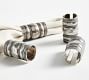 Etched Bangle Napkin Rings - Set of 4