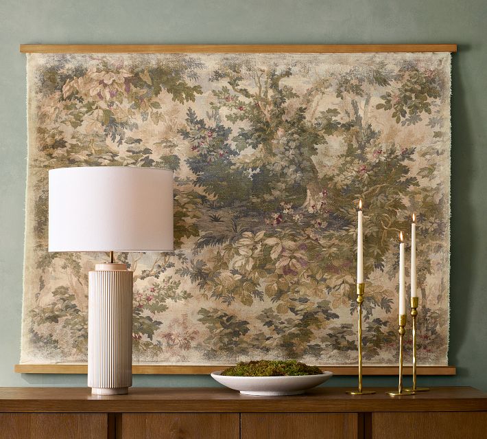 Greenwood Tapestry Wall Art Nature-Inspired Decor Pottery Barn
