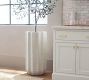 Modern Rustic Fluted Outdoor Planters