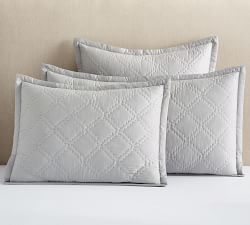 Washed Sateen Handcrafted Quilted Sham