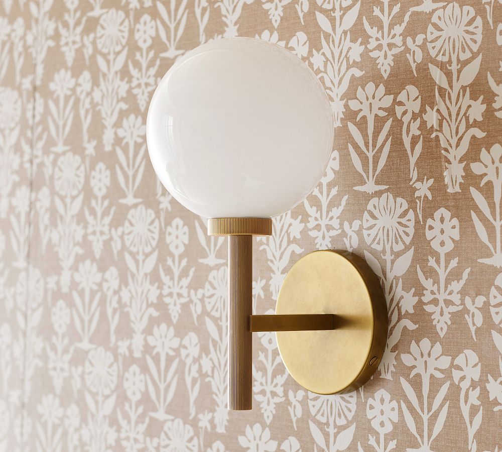 Harlow Milk Glass Sconce (12&quot;)