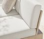 Indio Eucalyptus Modern Platform 4-Piece Outdoor Sectional (91&quot;)