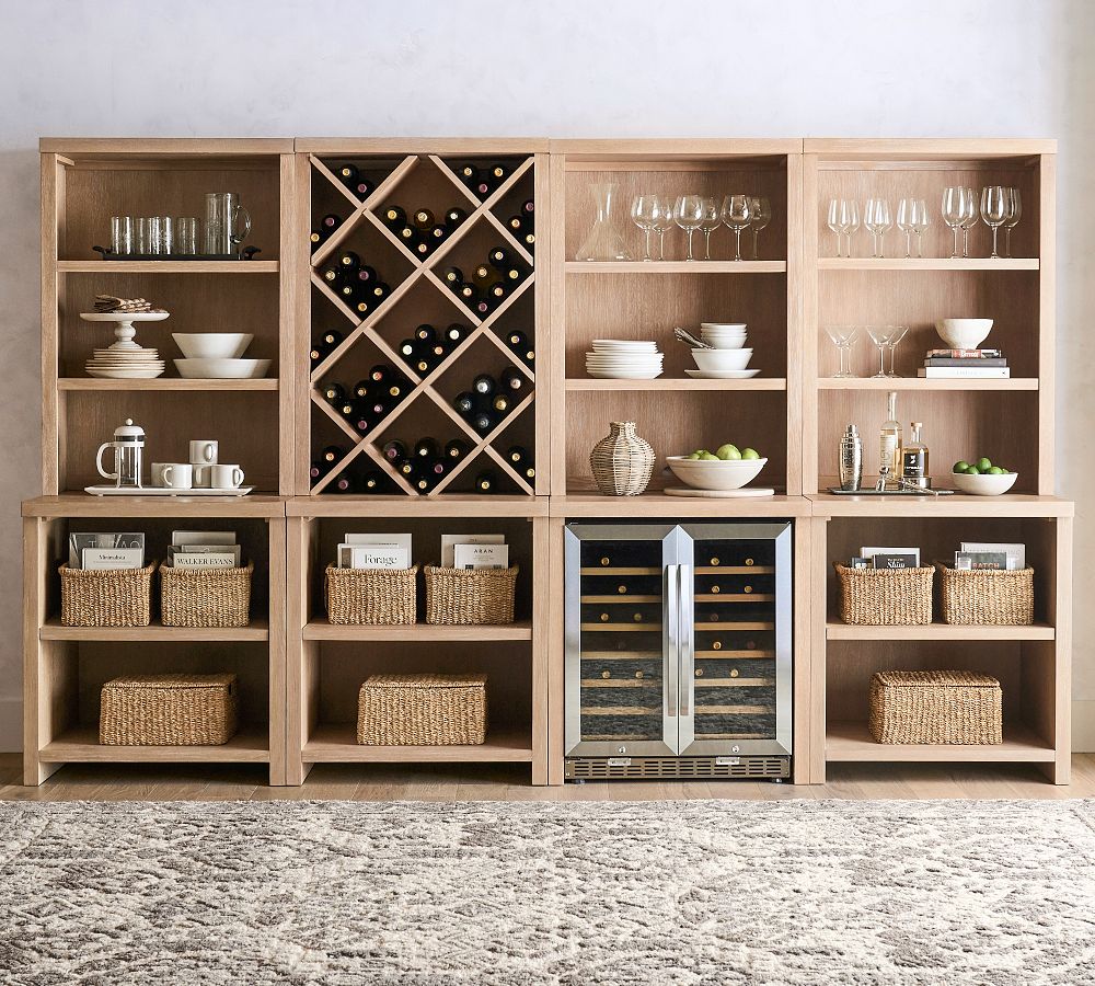 Modern Farmhouse 136&quot; Wine Storage