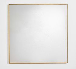 Stowe Antiqued Square Wall Mirror