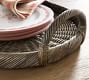 Handwoven Wicker Oval Serving Tray