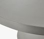 Pomona Concrete Round Outdoor Dining Table (36&quot;-51&quot;)