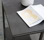 Duke Rectangular Metal C-Table with Shelf (20&quot;)