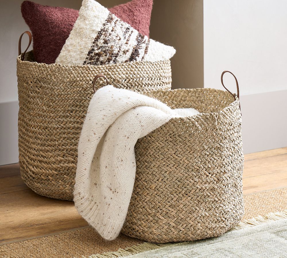 Dune Handwoven Tote Baskets