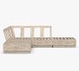 Indio Eucalyptus Modern Platform 4-Piece Outdoor Sectional (95&quot;)