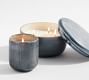 Textured Modern Glass Candles