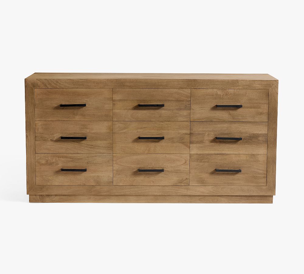 Oakleigh 9-Drawer Dresser (71.5") - Heirloom Wheat, Frances Hardware