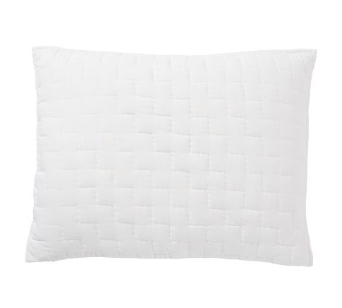 Bliss Handcrafted Cotton Linen Quilted Sham