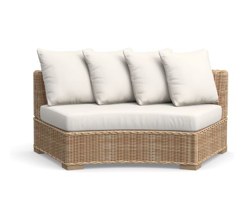 Rounded Sectional Cushion Cover