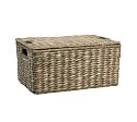 Seagrass Lidded Basket, Medium - Charleston