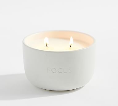 Mindfulness Collection, Focus Ceramic Candle,Painted Desert, Small,3"x2.5"x1.7"