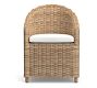 Huntington Cushion Cover Slope Outdoor Dining Chair High Performance Canvas; White